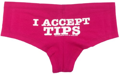 Sik World I ACCEPT TIPS Womens Glow In The Dark Boy Shorts