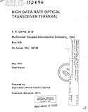 calix optical transceiver modules datasheet  High data rate optical transceiver terminal (English Edition)