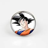 dragon ball gt vegetas tochter Handgefertigter Ring mit Glaskuppelanhänger, versiegelt mit Kunstbild