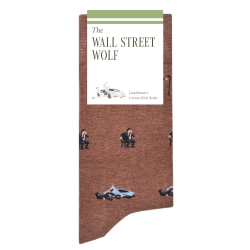 Wall-Street Wolf Socks - Finance & Banker Gift for Men