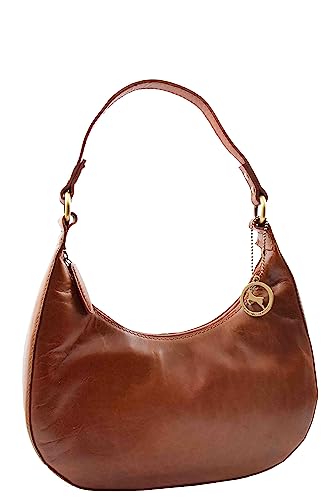 Sac à bandoulière zippé en cuir véritable évitant la perte d'affaires