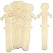 50 Jumbo People Shaped Craft Sticks