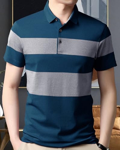 Image of AUSK Half Sleeves Polo Regular Fit T-Shirt for Mens