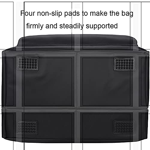 BUBM Desktop Computer Carrying Case, Padded Nylon Carry Tote Bag for Transporting Computer Tower PC Chassis, Keyboard, Cable and Mouse, Desktop Computer+ Monitor Bag, 3 light 24\", Travel