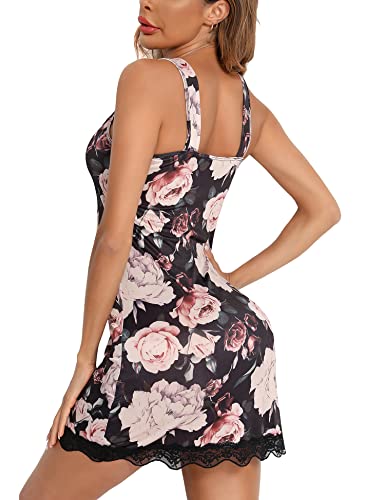 Lollo Vita Women Lingerie Chemise Sleepwear Full Slip Babydoll Sleepwear Teddy Lingerie #TOP3