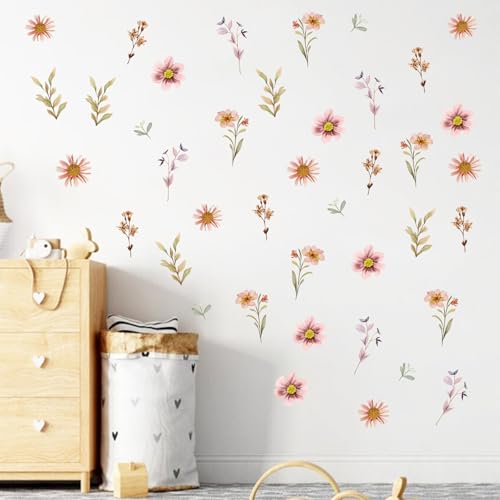 Vinilos decorativos florales Boho Mfault 35 x 12 pulgadas miniatura 3