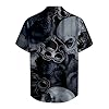 Problem Solved Blood Shirt Im Fine Bloody Shirt Casual Crew Neck Blood Splatter Pattern Tops Bloody Shirts Fun Halloween Top Print T-Shirt Graphic Shirt Zombie Mens Costume, XL #3