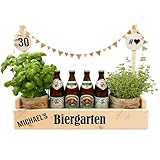 Bier Geschenke für Männer – Personalisierte Männerhandtasche | Biergarten Geschenk aus Holz mit Flaschenöffner | Geschenk für Mann der alles hat zum Geburtstag