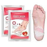callus peel treatment prices ESFOLIAZIONE PROFONDA: Formulata con acido lattico di alta qualità, questa maschera piedi esfoliante rimuove efficacemente pelle morta e calli durante il trattamento domestico, risolvendo il fastidio dei piedi ruvidi e restituendo una texture setosa.
