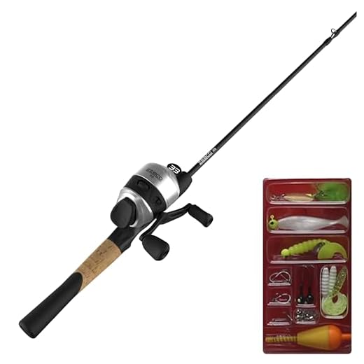 Zebco 33 Spincast Reel and 2-Piece Fishing Rod Package Combo, 5.5-Foot Durable Fiberglass Rod and QuickSet Anti-Reverse Fishing Reel with Bite Alert, Includes Bonus Tackle, Reel, or Rod