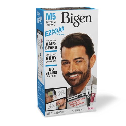 M5 Bigen EZ Color for Men Medium Brown - 3 Pack - Image 3