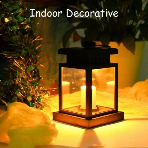 Solar Lantern Hanging Light Led Waterproof Yard Outdoor Patio Garden Yard Lamp #TOP5