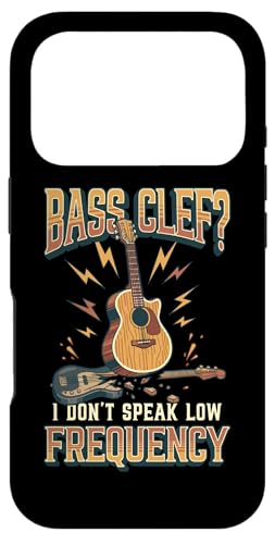 I Don't Speak Low Frequency Funny �A�R�[�X�e�B�b�N�M�^�[ �X�}�z�P�[�X iPhone 17 Pro �p