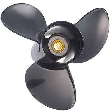 Solas 5011-078-08 Amita 3 Aluminum 3-Blade Propeller - RH, 7.8" Diameter x 8" Pitch x 12-Spline