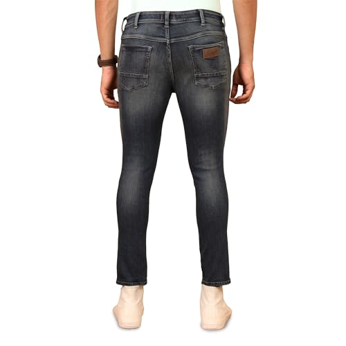 Image of Wrangler Men's Bostin Slim Fit Mid-Rise Jeans