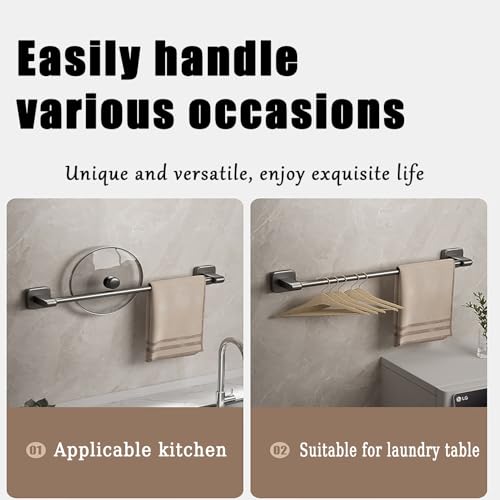 Solution gain de place pour serviettes sans percer les murs de douche - 3