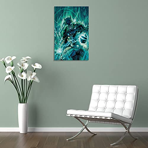BAOMIHUA Póster decorativo de Agent Venom Vs Batman, lienzo para pared, sala de estar, dormitorio, 20 x 30 cm