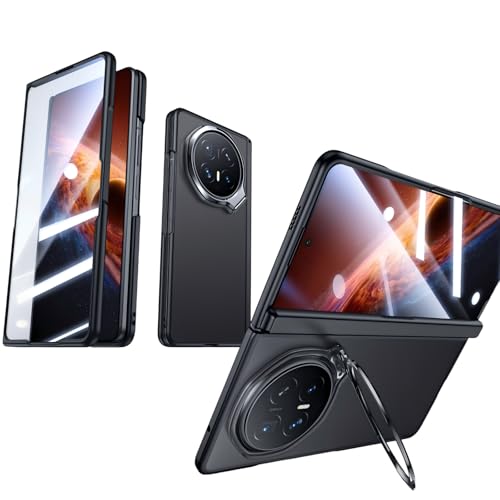 Honor Magic V6 �Ή� �I�[���C�������P�[�X ��ʕی�t�B�������� �����Y�X�^���h�t�� ���G��}�b�g�d�グ �S�g�ی� (�u���b�N)