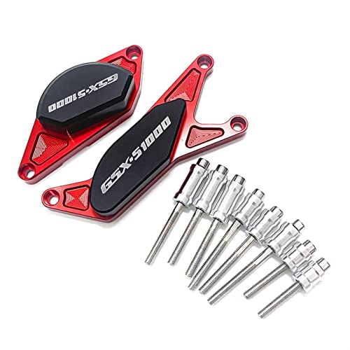Protection moteur Suzuki GSX-S1000 et GSR crash pad rouge
