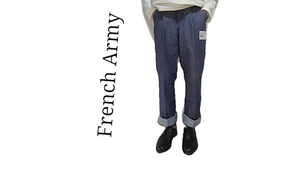 Deadstock】フランス海軍 デニムパンツ 88C ユーロミリタリー