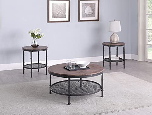 Coaster-Home-Furnishings-3-Piece-Round-Weathered-Brown-and-Black-Occasional-Set 41oDeMvSPhS
