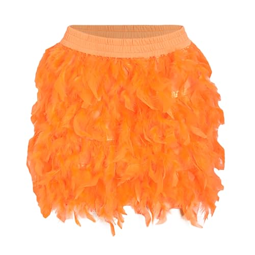 Jupe à plumes femme style jupe courte noire mode européenne