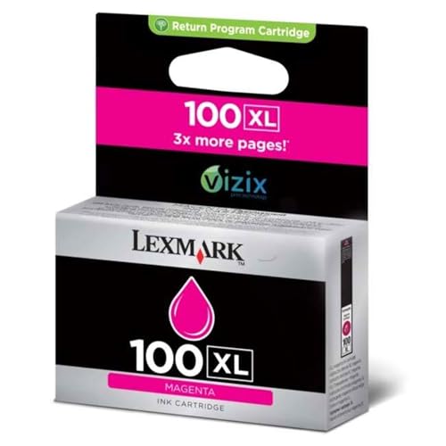 Lexmark 14N1070E 014N1070E encre magenta 100XL consommable jet d'encre