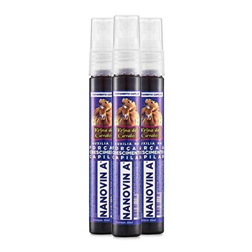 Nanovin Krina De Cavalo Fortalecimento Capilar 3 x 30 ml