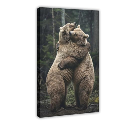 Poster humoristique sur toile de décoration intérieure 40 x 60 cm pour mur