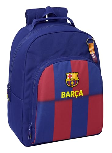 safta F.C. Barcellona 1ª attrezzatura 25/26 - Zaino scuola adattabile a carrello, zaino, ideale per bambini di diverse età, comodo e versatile, qualità e resistenza, 32 x 15 x 42 cm, blu/granata, M