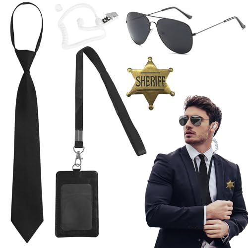 ZOCONE 5 pz Men in Black Deguisment, MIB Agente Costume