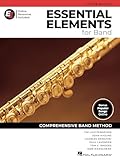 Essential Elements for Band Flute Book 2 | Beginner and Intermediate Flute Method Book with Sheet Music and Online Tools | Comprehensive Lesson Book for Students and Music Educators