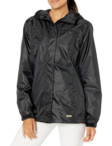 Solstice Apparel Women's Taped Rain Jacket, Black, Medium #TOP12