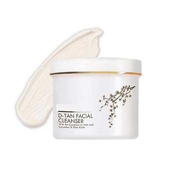 8.81oz D-Tan Facial Cleanser | Tan Removal & Uneven Skin Tone | 250gm | Enriched with Cucumber, Shea Butter & Milk | All Skin Types | For Men & Women .