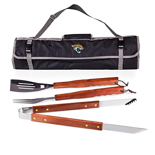 NFL Jacksonville Jaguars 3-Piece BBQ Tool Tote