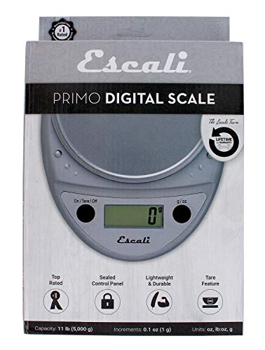 Escali P115-M-Nsf Primo Metallic 11 Lb Portable Digital Scale #TOP1