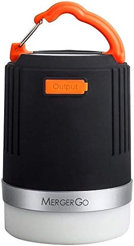 2-in-1 USB Rechargeable Camping Lantern, New Capacity 10400mAh Power Bank Charger,Super Bright LED Tent Light,Portable…