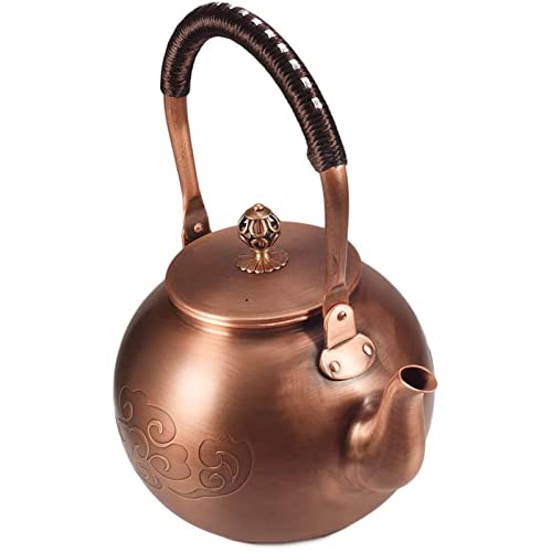 Premium Handmade Solid Copper Teapot Kettle Stovetop Teapot Thick Engraved Copper Teapot Kettle Stovetop Teapot Chinese - The Office Teapot #TOP3