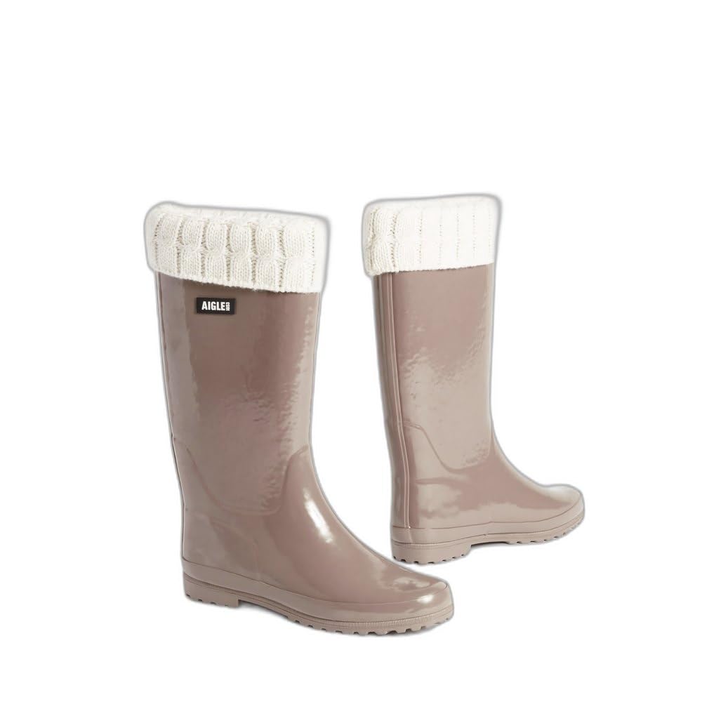 Aigle Women's Eliosa Winter Wellington Boots, Brown chestnut brown, 41 EU