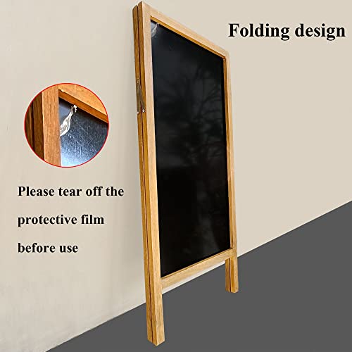 40X20" Magnetic Double-Sided A-Frame Chalkboard Display Sidewalk Chalkboard Sign Chalk Board Standing Sign Or Business Restaurant Wedding Decorations (A-Frame) #TOP5