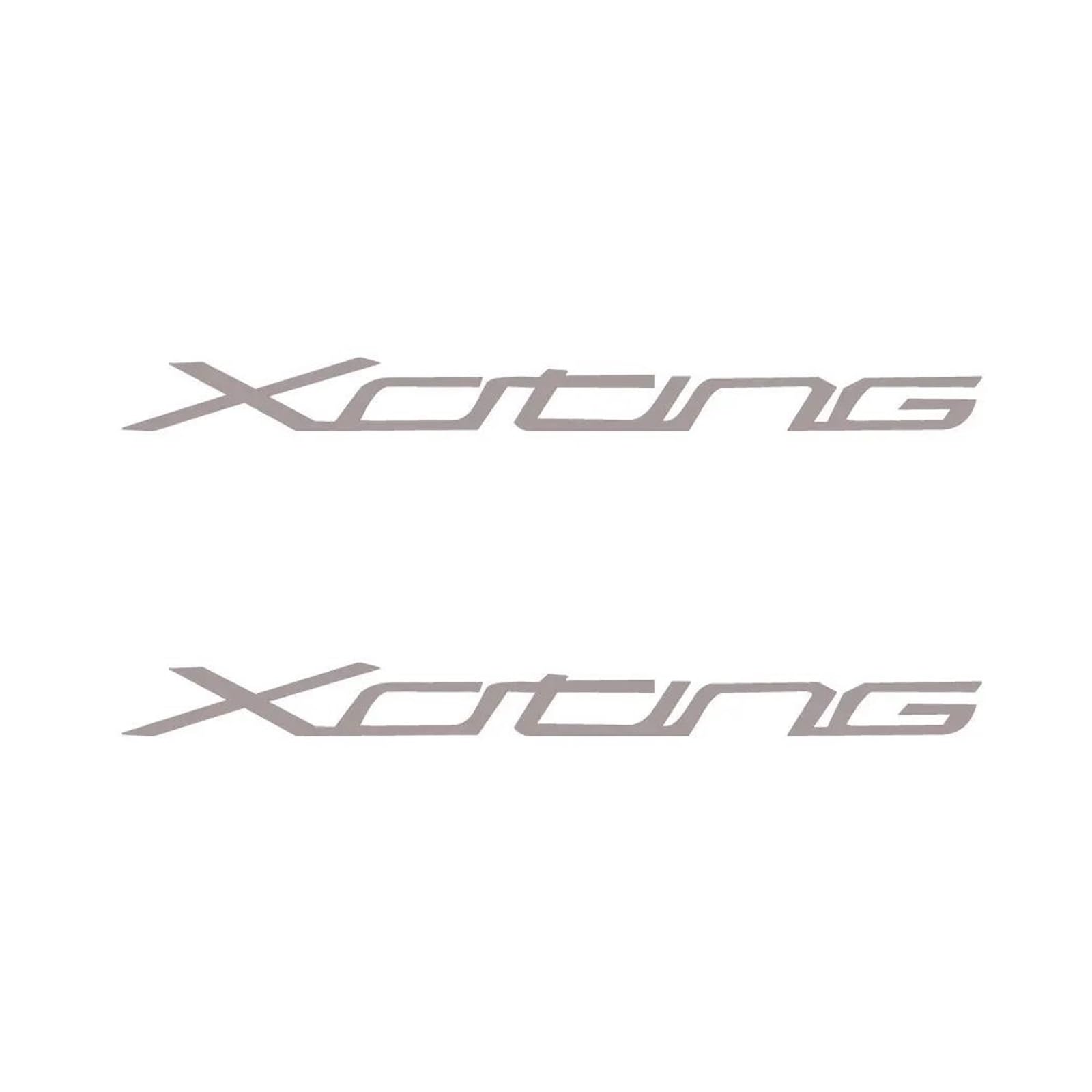 Decoration for Kymco Xciting 400 400S S400 VS400 400i 500 500i 300 250i 250 I Glow Stickers Waterproof Reflection Decals Decoration(Gray)