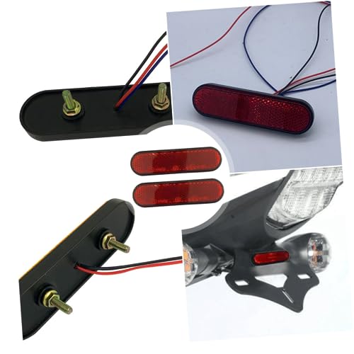 Reflector trasero de motocicleta VALICLUD luz lateral de moto led para señal de dirección