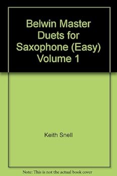 Sheet music Belwin Master Duets for Saxophone (Easy) Volume 1 Book