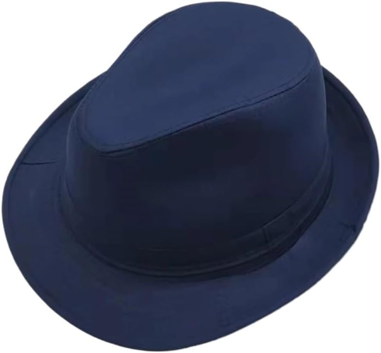 VIDI Autumn&Winter Hats for Men Fedoras Top Jazz Plaid Hat Adult Bowler