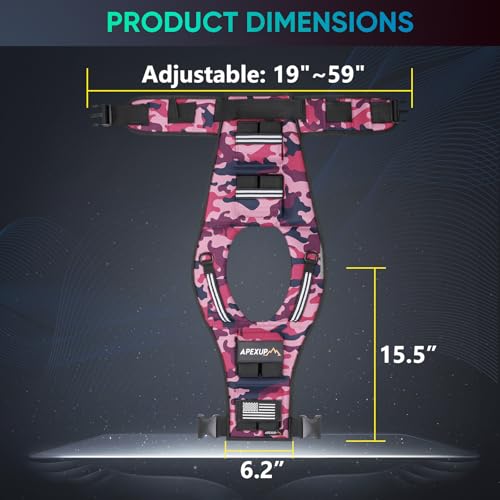 Image of APEXUP Adjustable Weighted Vest Men 20lbs /30lbs /40lbs Weights with Reflective Stripe, Weight Vest Woman Workout Vest for Strength Training Running Walking