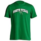 Sport Your Gear North Texas Mean Green Classic Arch Mascot Basic Short Sleeve T-Shirt Green Large