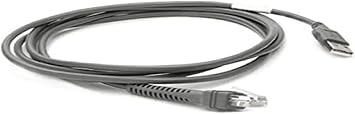Zebra CBA-U21-S07ZBR - Serial Cable Black, 2.1 m, USB, EAS, Male Connector/Male Connector, DS2208-SR