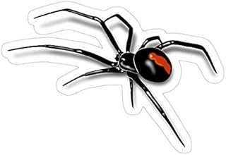 Redback Spider Black Widow Decal Sticker - Black Spider Sticker for Cars, Trucks, Wall, Laptop, Mobile
