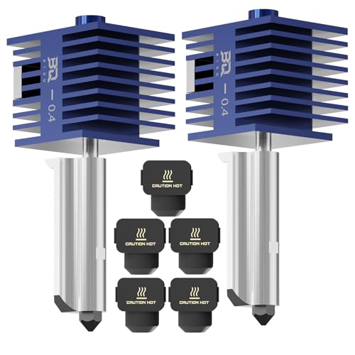 Bambu-Lab A1/A1 Mini 3D�v�����^�[�pBIQU �p���_�W���[�T�[�z�b�g�G���h�L�b�g2�p�b�N�A���O���\�ȍd���X�`�[���m�Y��0.4mm�A�V���R���\�b�N�X5�t�������z�b�g�G���h�L�b�g�A�W���t���[