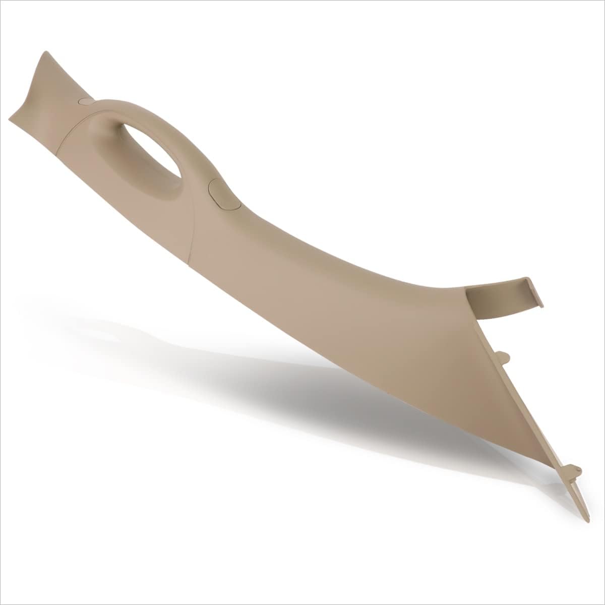 [1Pc] Right Side A-Pillar Windshield Interior Panel Moulding Tan Compatible with 04-08 Ford F150/Mark LT 06-08